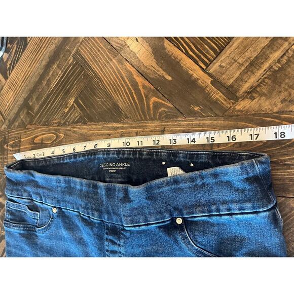 Chicos Women 14 Pull On Ankle Jeggings Elastic Academia Plus size Comfy Casual - Picture 4 of 8